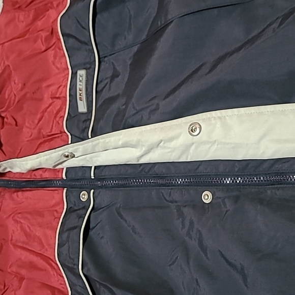 VINTAGE BKE-ICE NYLON REMOVABLE FLEECE LINING VARSATILE ZIP-SNAP HOODIE JACKET - Picture 10 of 16